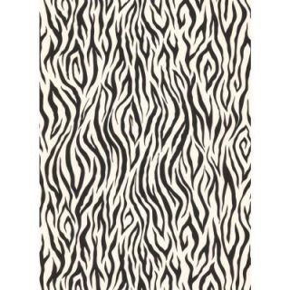 York Wallcoverings 56 sq. ft. Zebra Skin Wallpaper RU8166