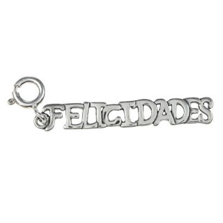 Sterling Silver Foreign Language Charm