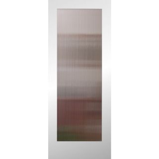 ReliaBilt Full Lite Patterned Glass Pine Slab Interior Door (Common: 24 in x 80 in; Actual: 24 in x 80 in)