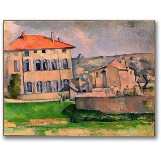 Trademark Fine Art "Jas de Bouffan" Canvas Wall Art by Paul Cezanne