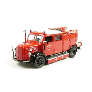 OK Toys Yat Ming 1:43 Scale Diecast Fire Engine   1950 Mercedes Benz TLF 15    OK Toys