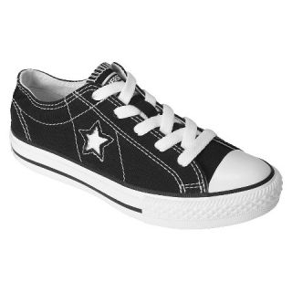 Kids Converse® One Star® Canvas Oxford Shoe   Black
