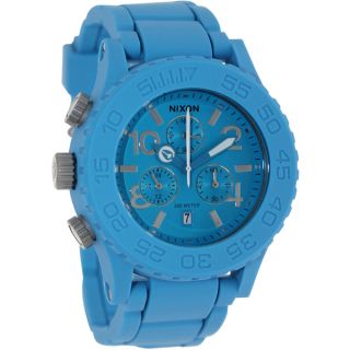 Nixon Mens Blue Rubber Quartz Watch   15733461   Shopping