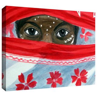 Lindsey Janich Arab Girl Gallery Wrapped Canvas  