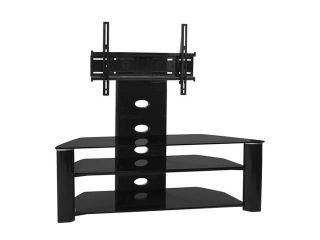 TECH CRAFT TRK55B Up to 60" Black 55" Wide TV Stand with Mount