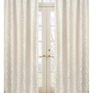 Champagne/ Ivory Victoria Jacquard 84 inch Curtain Panel Pair