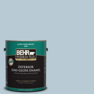 BEHR Premium Plus 1 gal. #530E 3 Sonata Semi Gloss Enamel Exterior Paint 505001