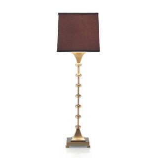 Abacus Buffet 35 H Table Lamp with Drum Shade by John Richard