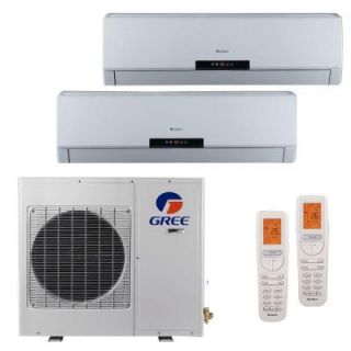 GREE Multi 21 Zone 18,000 BTU 1.5 Ton Ductless Mini Split Air Conditioner with Heat, Inverter, Remote   208 230 Volt/60Hz MULTI18HP200