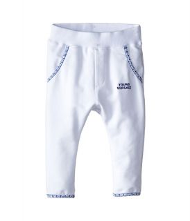 versace kids sweatpant w contrast logo piped trim infant