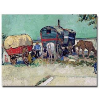Trademark Fine Art 18 in. x 24 in. Gypsy Encampment, Arles, 1888 Canvas Art BL0260 C1824GG