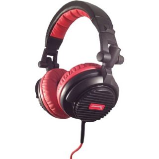 Soniq Thrust High Performance DJ Monitor Recording Red Headphones