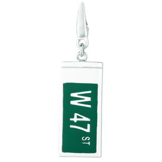 Sterling Silver W 47 ST Clip on Charm