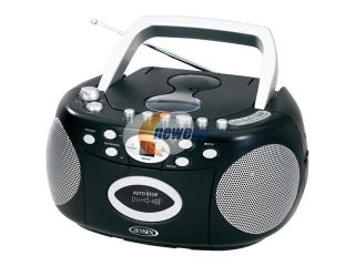 Refurbished: Jensen Portable Stereo CD Player With Cassette & Am/fm Radio JENCD540R