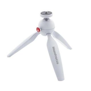 Manfrotto PIXI Mini Table Top Tripod (White) #MTPIXI WH (Max Height 5.3") NEW