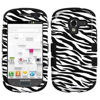 Insten Hybrid Protector Case For Samsung T599 Galaxy Exhibit, Zebra/Black