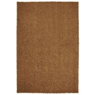 Mohawk Home Triexta Satin Burnished Brown 9 ft. x 12 ft. Area Rug 341992