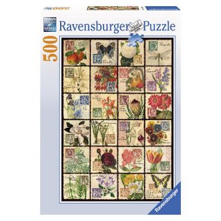 Vintage Flora Puzzle   500 Piece    Ravensburger