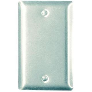 Pass & Seymour 1 Gang Blank Wall Plate   Stainless Steel SL13CC20