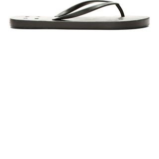 Rick Owens Black Marble Print Slip On Sandals