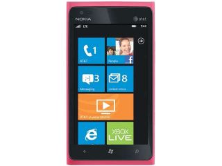 Nokia Lumia 900 16GB storage, 512 MB RAM Pink Unlocked GSM Windows 7.5 OS Cell Phone 4.3"
