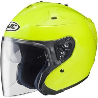 HJC FG Jet Helmet Hi Vis Yellow 2XL