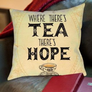 Americanflat Tea & Hope Throw Pillow