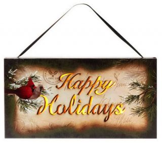 As Is Kringle Express Illuminated Holiday Greeting Sign —