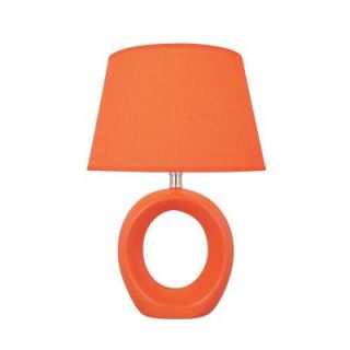 Illumine 15.8 in. Orange Table Lamp CLI LS432470