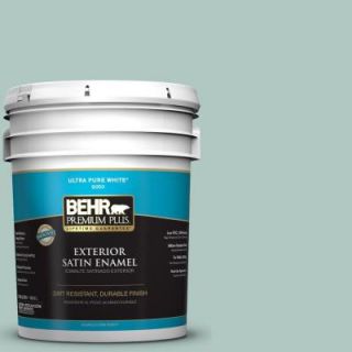 BEHR Premium Plus 5 gal. #S430 2 Fresh Tone Satin Enamel Exterior Paint 905005