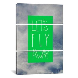 iCanvas Leah Flores Let's Fly Away 3 Piece on Wrapped Canvas Set