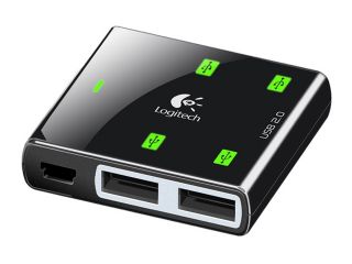 Logitech Premium 4 Port USB Hub for Notebooks 939 000012