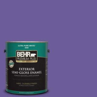 BEHR Premium Plus 1 gal. #P560 6 Just a Fairytale Semi Gloss Enamel Exterior Paint 534001