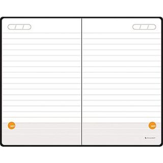 AT A GLANCE Perfect Bound Planning Notebook Lined with Monthly Calendars, 3 3/8 x 5 3/8, Black, (80 6123 05)