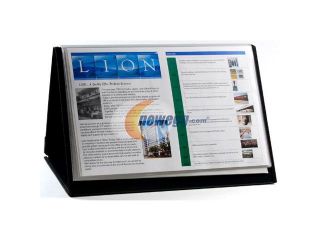 Lion Office Products LIO39011 Flip N Tell Horizontal Easel  17in.x11in.  Black