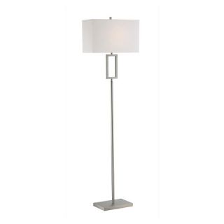 Fiadi 1 Light Floor Lamp   Steel/Off White