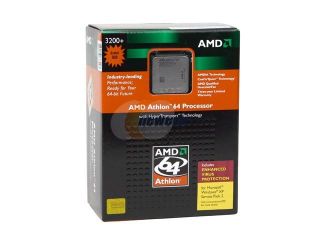 AMD Athlon 64 3200+ Winchester Single Core 2.0 GHz Socket 939 ADA3200BIBOX Processor