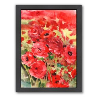Buttercups Framed Painting Print by Americanflat