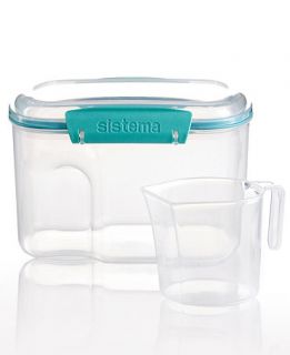 Martha Stewart Collection Storage Container, 53 Oz. with Measuring Cup