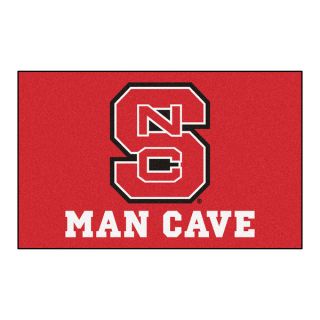 Fanmats Machine Made North Carolina State Red Nylon Man Cave Ulti Mat