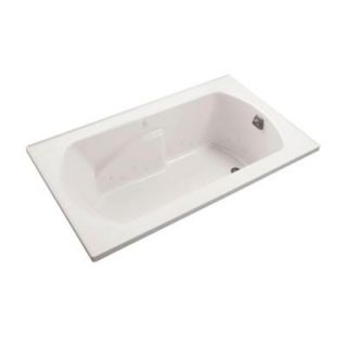 STERLING Lawson 5 ft. Air Bath Tub in Biscuit 77271100 96