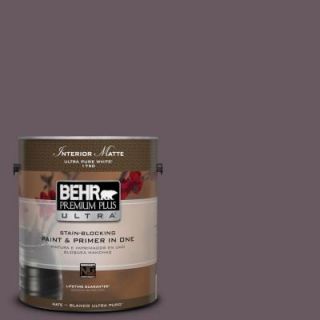 BEHR Premium Plus Ultra 1 gal. #N100 6 Urban Legend Matte Interior Paint 175301