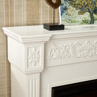 Vercelli Electric Fireplace   Ivory   7630147