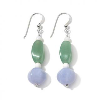 Jay King Blue and Green Multigemstone Sterling Silver Earrings   7718524