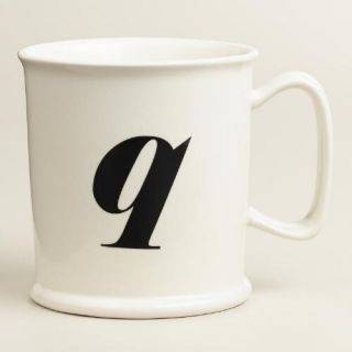 Q Monogram Porcelain Mug