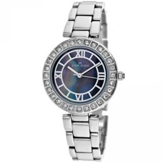 Anne Klein Womens 10 9621GMSV Classic Stainless Steel Watch