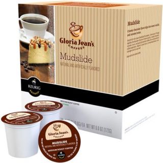 Gloria Jean's Mudslide Coffee K Cups, 18 count, 6 oz