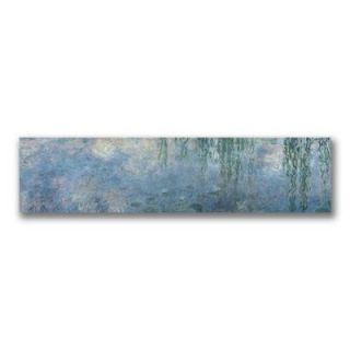 Trademark Fine Art 14 in. x 47 in. Waterlilies Morning Canvas Art BL0432 C1447GG