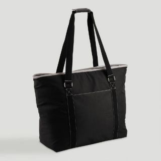 Black Insulated Cooler Tote