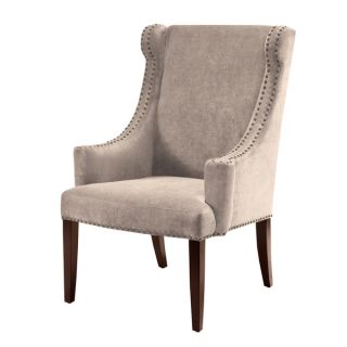 Madison Park Lucy High Back Wing Chair  Mushroom   17880207